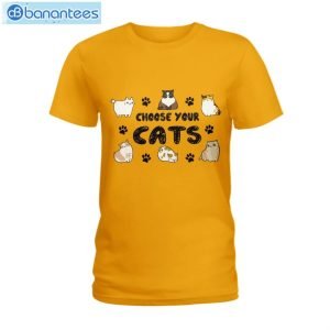 Choose Your Cats T-Shirt Long Sleeve Tee Product Photo 3