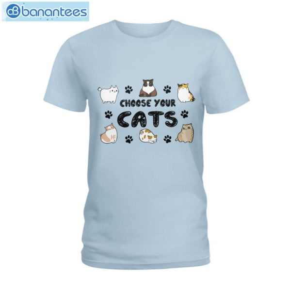 Choose Your Cats T-Shirt Long Sleeve Tee Product Photo 4