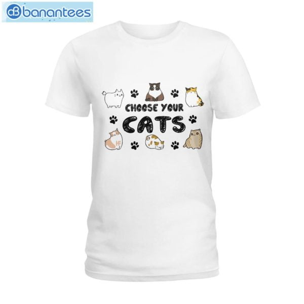 Choose Your Cats T-Shirt Long Sleeve Tee Product Photo 1