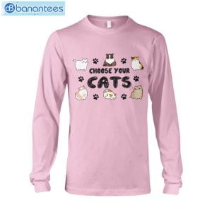 Choose Your Cats T-Shirt Long Sleeve Tee Product Photo 9