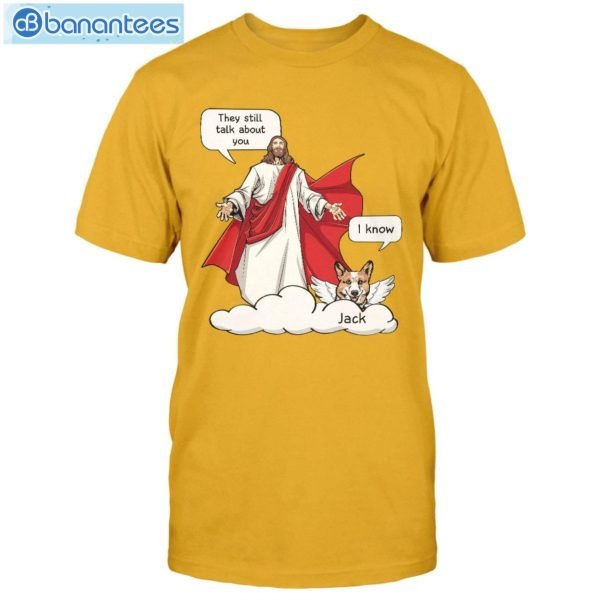 Conversation Jesus And Dog Custom Shirt Classic T-Shirt Product Photo 2