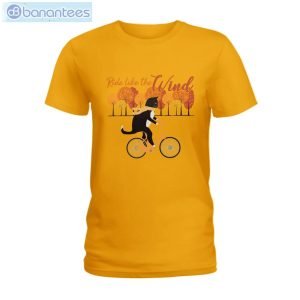 Cycling Cat Ride Like The Wind T-Shirt Long Sleeve Tee Product Photo 1