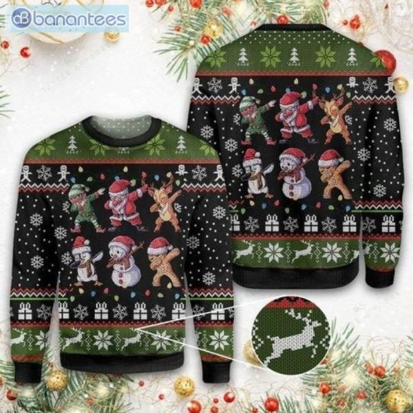 Dabbing Funny Christmas Ugly Sweater Product Photo 1
