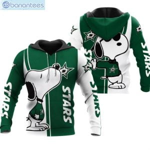 Dallas Stars Snoopy Lover All Over Print 3D Hoodie Product Photo 1