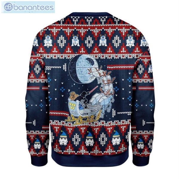 Darth Satnta Star War Christmas Ugly Sweater Product Photo 1