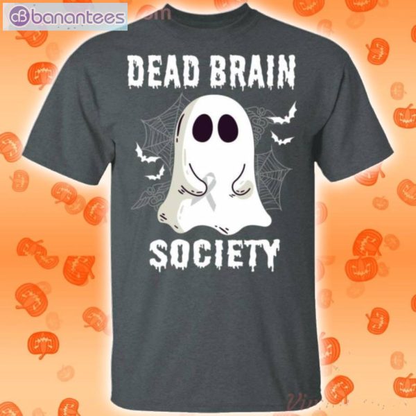 Dead Brain Society Boo Ghost Halloween Funny T-Shirt Product Photo 2