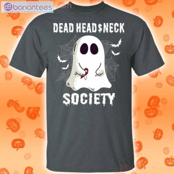 Dead Head And Neck Society Boo Ghost Halloween Funny T-Shirt Product Photo 2