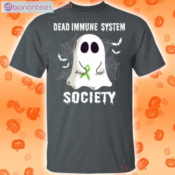 Dead Immune System Society Boo Ghost Halloween Funny T-Shirt Product Photo 2