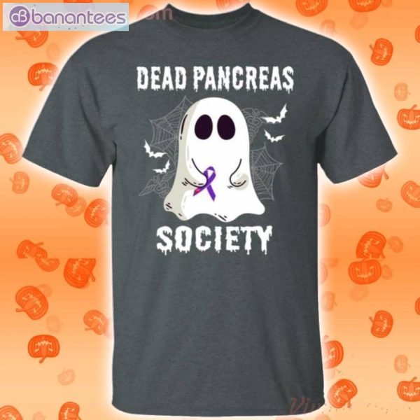 Dead Pancreas Society Boo Ghost Halloween Funny T-Shirt Product Photo 2