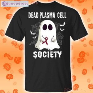 Dead Plasma Cell Society Boo Ghost Halloween Funny T-Shirt Product Photo 1
