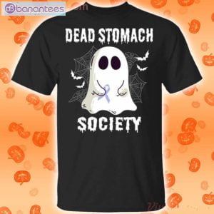 Dead Stomach Society Boo Ghost Halloween Funny T-Shirt Product Photo 1