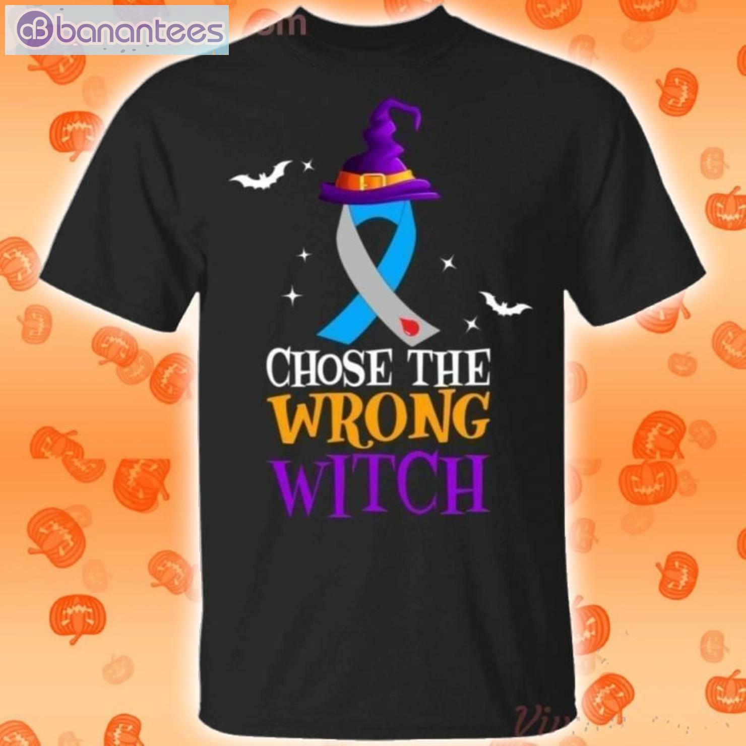 Diabetes Choose The Wrong Witch Halloween T-Shirt Product Photo 1 Product photo 1
