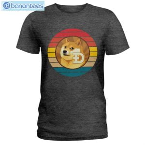 Doge To The Moon Dogecoin T-Shirt Long Sleeve Tee Product Photo 3
