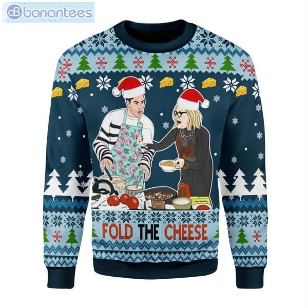Fold The Cheese Christmas Ugly Sweater Product Photo 1