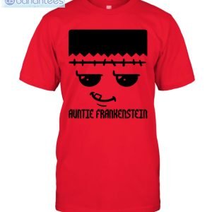Frankenstein Family Halloween Auntie T-Shirt Product Photo 3