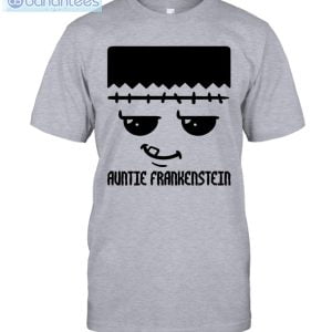 Frankenstein Family Halloween Auntie T-Shirt Product Photo 4