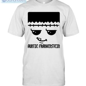 Frankenstein Family Halloween Auntie T-Shirt Product Photo 1
