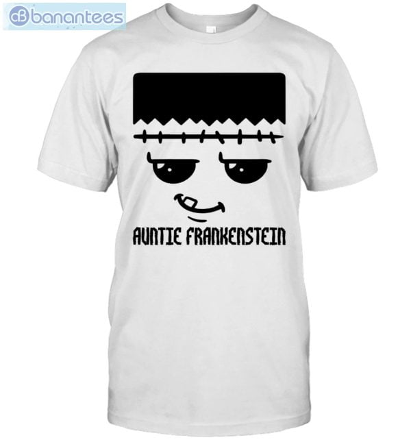Frankenstein Family Halloween Auntie T-Shirt Product Photo 1