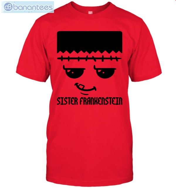 Frankenstein Family Halloween Sister T-Shirt Product Photo 3