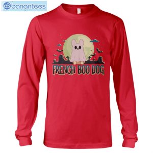 French Boo Dog Halloween Long Sleeve T-Shirt Product Photo 2