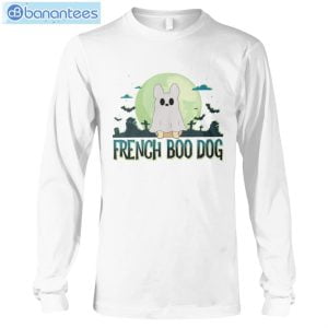 French Boo Dog Halloween Long Sleeve T-Shirt Product Photo 1