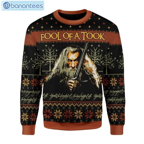 Gandalf Lotr Fool Of A Took Ugly Christmas Sweater Product Photo 1