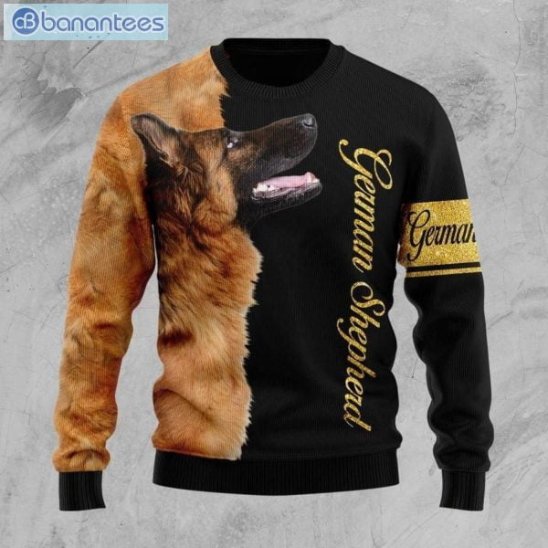 German Shepherd Dog Christmas Ugly Sweater For Lover Product Photo 1