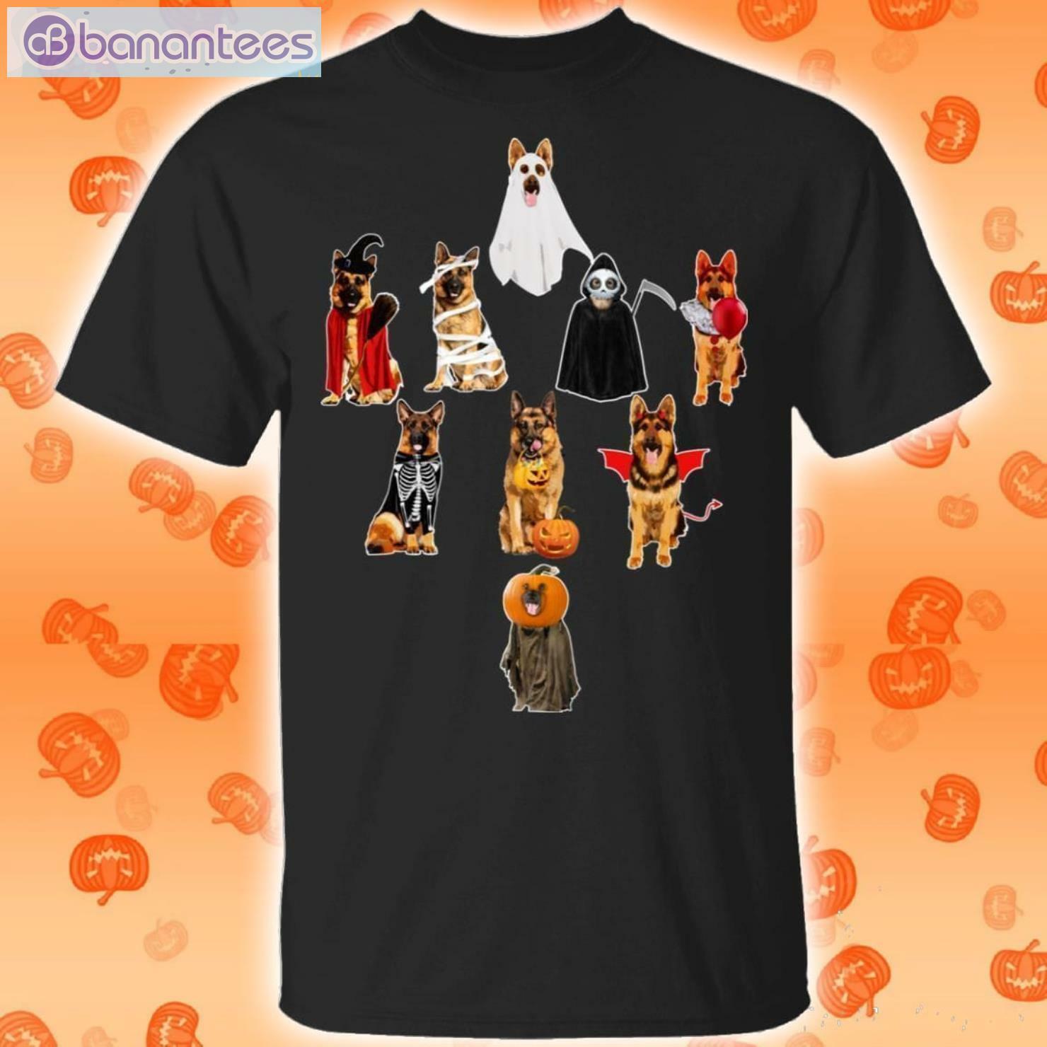 German Shepherds In Halloweens Funny T-Shirt Product Photo 1 Product photo 1