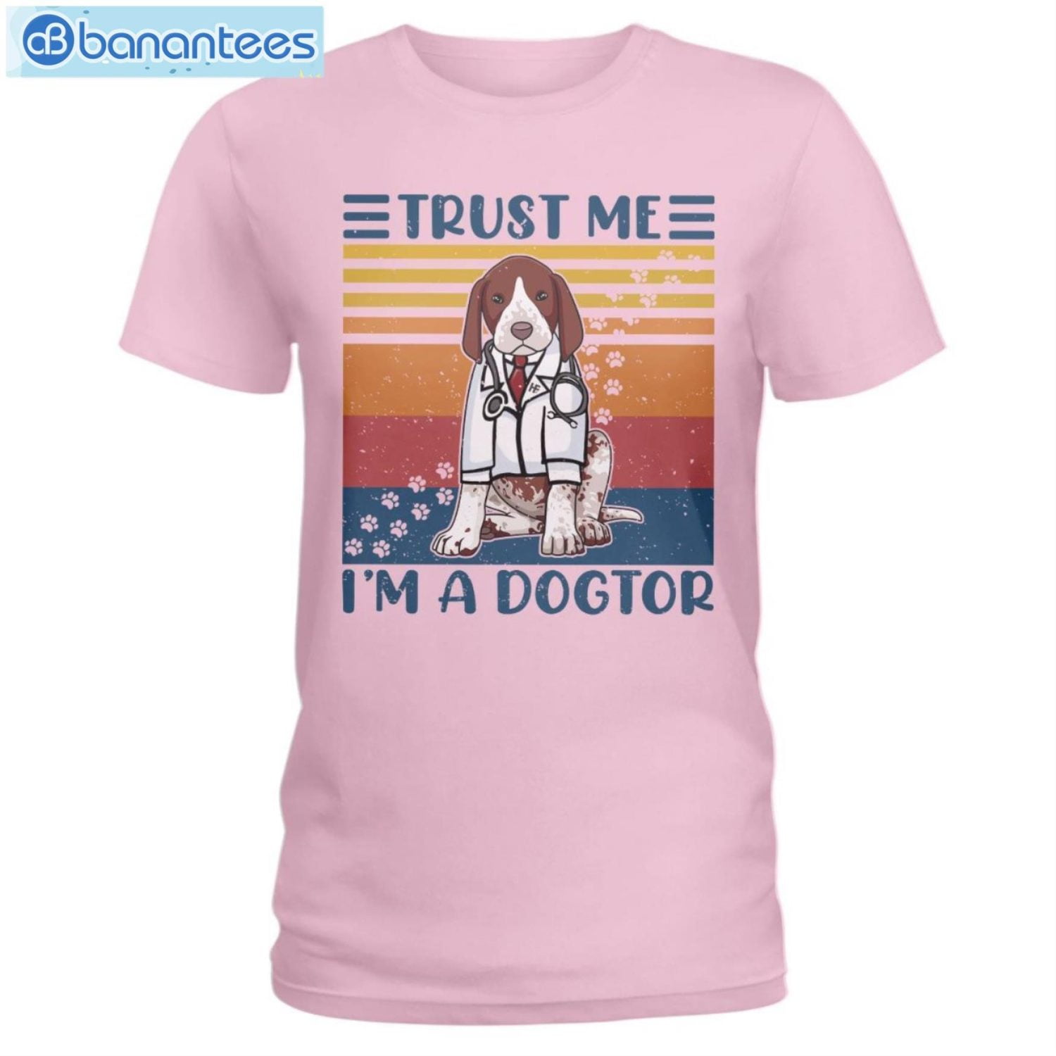 German Shorthaired Pointer Trust Me I'm A Dogtor T Shirt Long Sleeve Tee Product Photo