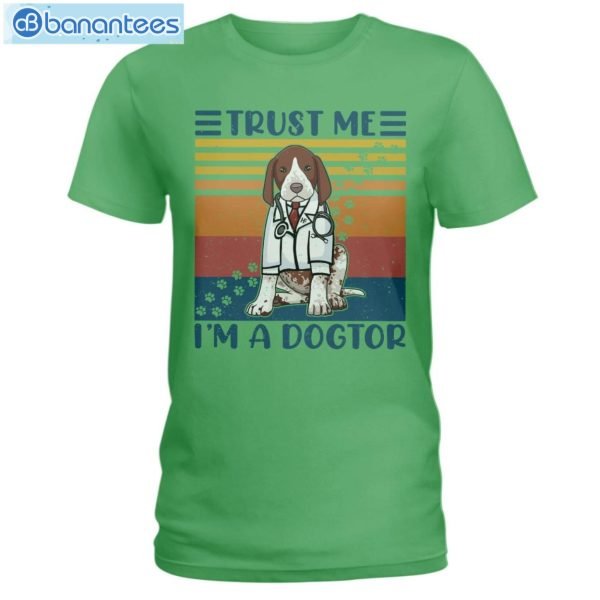 German Shorthaired Pointer Trust Me I'm A Dogtor T-Shirt Long Sleeve Tee Product Photo 5