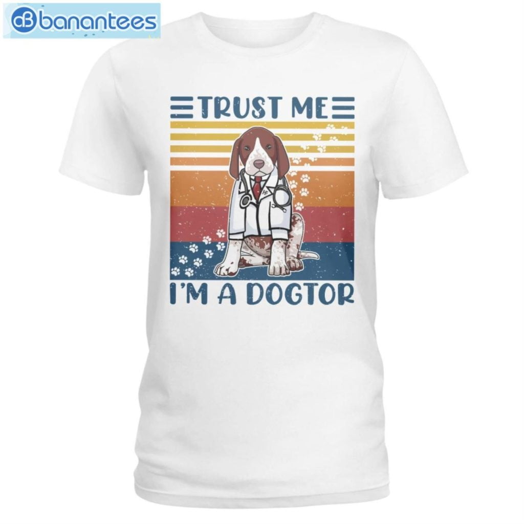 German Shorthaired Pointer Trust Me I'm A Dogtor T-Shirt Long Sleeve Tee