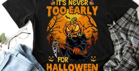 Ghost It's Never Too Early For Halloween T-Shirt