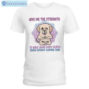 Give Me The Strength To Walk Away Yoga Dogs Labrador Retriever Long Sleeve T-Shirt Product Photo 1