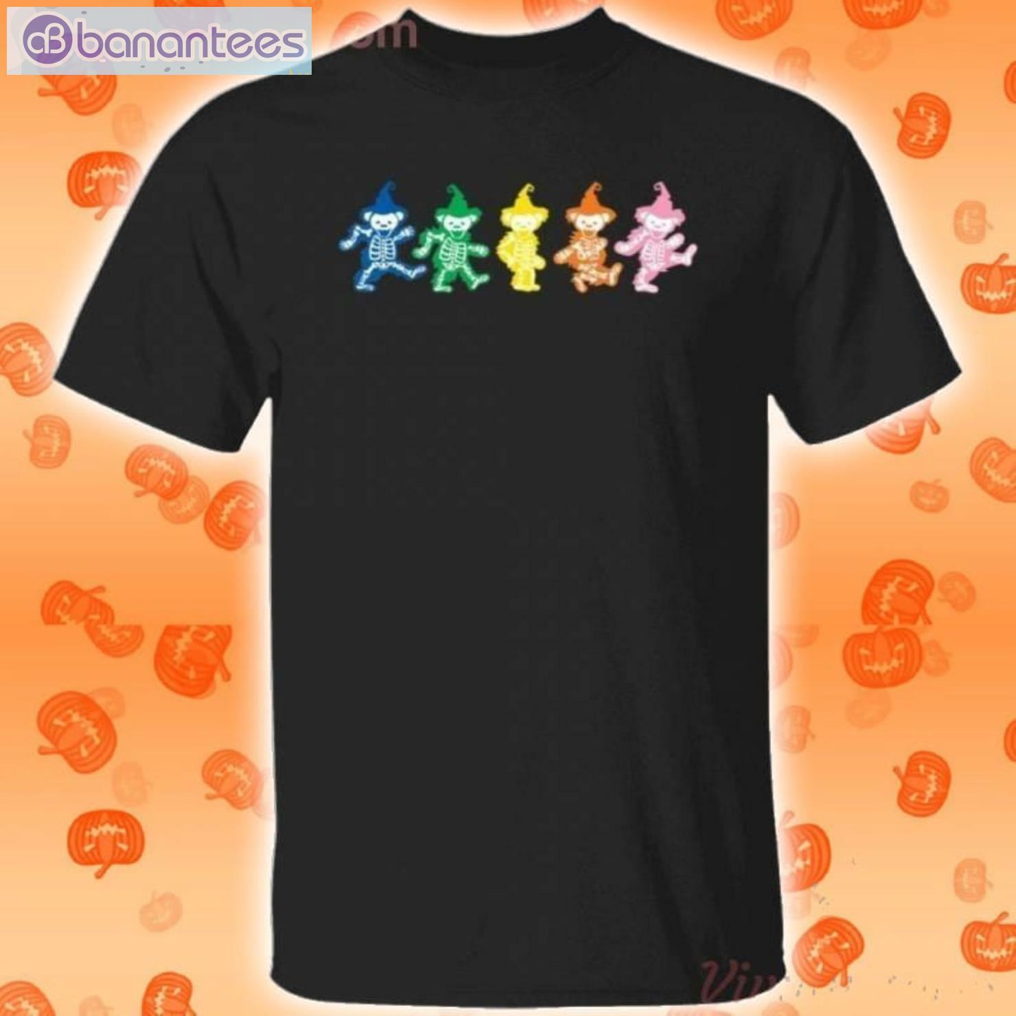 Grateful Dead Bears Dancing In Halloween Funny T-Shirt