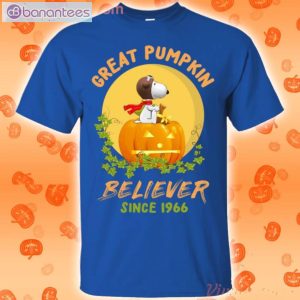 Great Pumpkin Believer Snoopy Halloween Pilot T-Shirt Product Photo 3