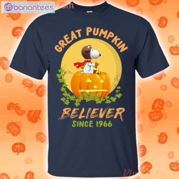 Great Pumpkin Believer Snoopy Halloween Pilot T-Shirt Product Photo 4