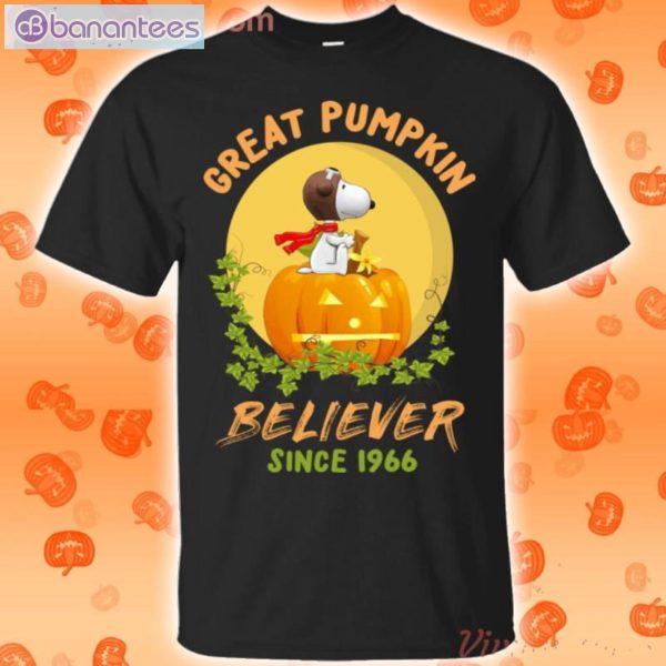 Great Pumpkin Believer Snoopy Halloween Pilot T-Shirt Product Photo 1