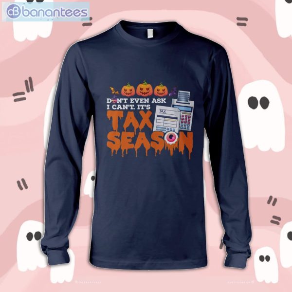 Halloween Accountant Tax Season Long Sleeve T-Shirt Product Photo 3