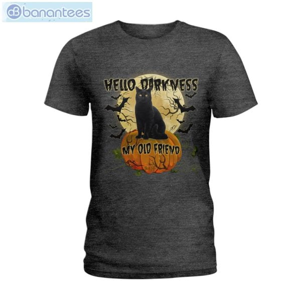 Halloween Black Cat T-Shirt Long Sleeve Tee Product Photo 3