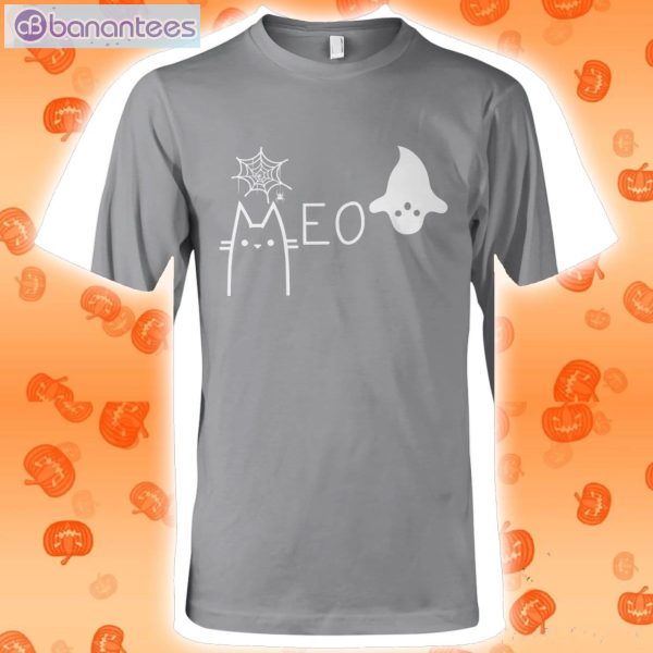 Halloween Cat Meow Long Sleeve T-Shirt Product Photo 3