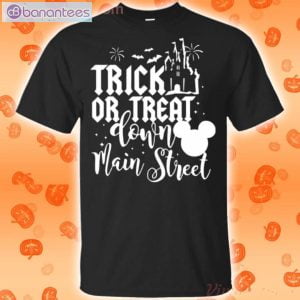 Happy Halloween Trick Or Treat Down Main Street T-Shirt Product Photo 1