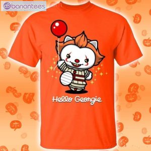 Hello Georgie Pennywise It Movie Mashed Up With Hello Kitty Funny T-Shirt Product Photo 2