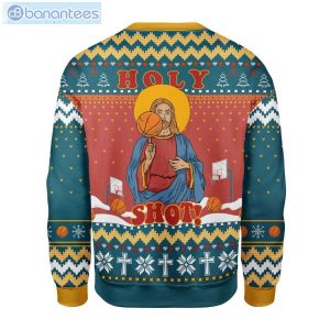 Holy Shot Funny Christmas Ugly Sweater Product Photo 2