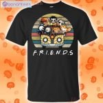 Horror Characters Friends In Hippie Van Halloween T-Shirt Product Photo 1