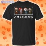 Horror Movie Characters Friends Style Funny Halloween T-Shirt Product Photo 1