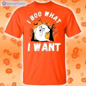 I Boo What I Want Funny Ghost Halloween T-Shirt Product Photo 2