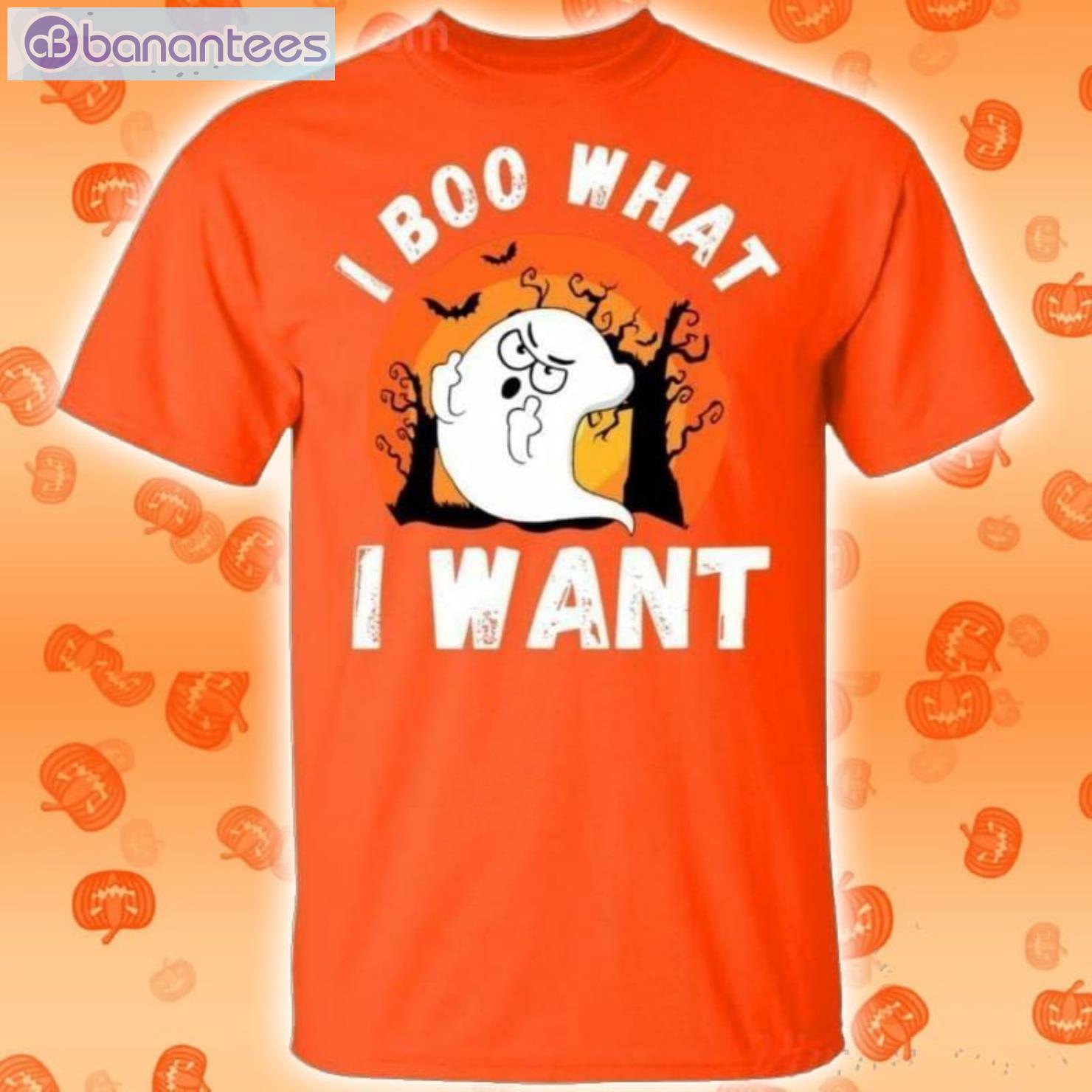 I Boo What I Want Funny Ghost Halloween T-Shirt Product Photo 2 Product photo 2