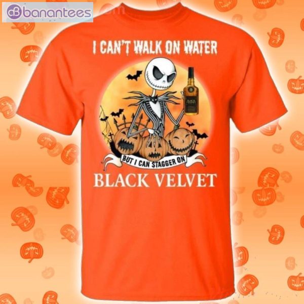 I Can Stagger On Black Velvet Whisky Jack Skellington Halloween T-Shirt Product Photo 2