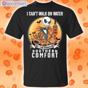 I Can Stagger On Southern Comfort Whisky Jack Skellington Halloween T-Shirt Product Photo 1