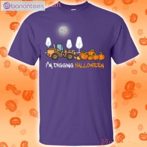 I'm Digging Halloween Construction Tractor T-Shirt Product Photo 5